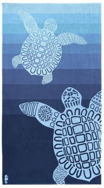 Seahorse Strandlaken Turtle met schildpadmotief (1 stuk)