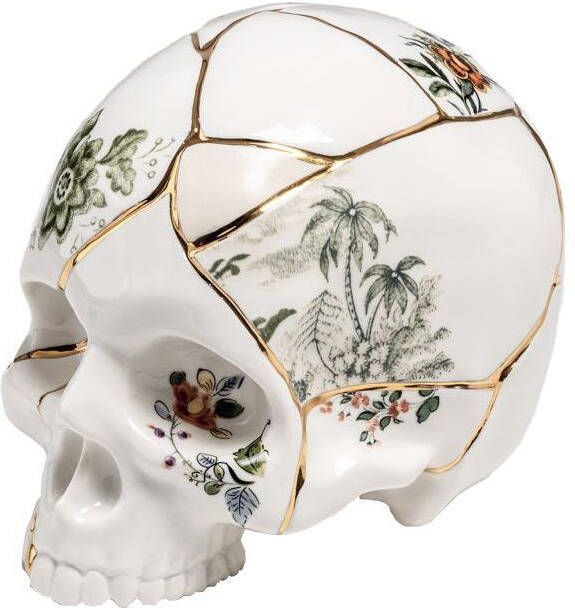 Seletti Kintsugi Skull decoratie