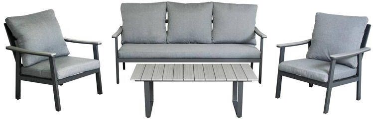 SenS-Line Dublin Aluminium Loungeset White Wit - Foto 11