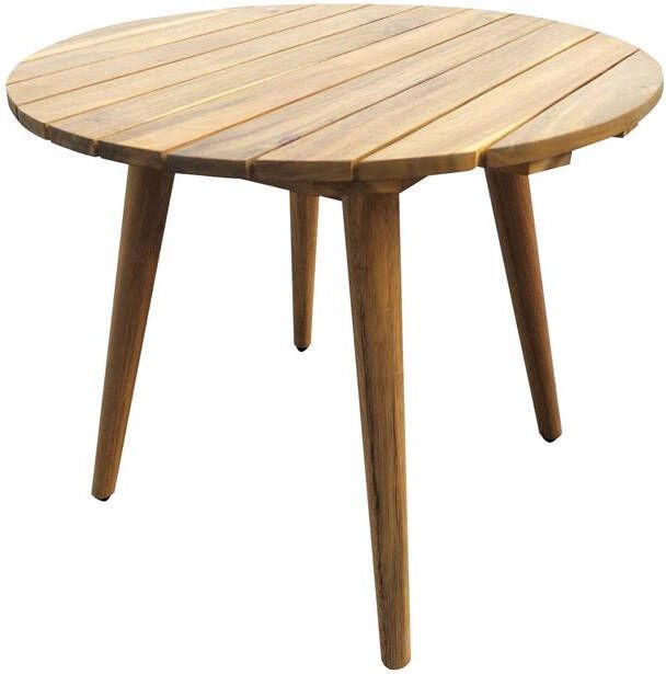 Sens-Line Lissabon Sidetable Rond Bruin Acaciahout 47x47x55cm