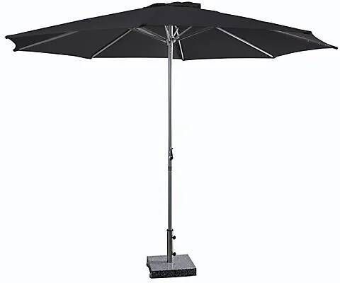 SenS-Line Salou Parasol Taupe Ø300 Cm Grijs - Foto 4