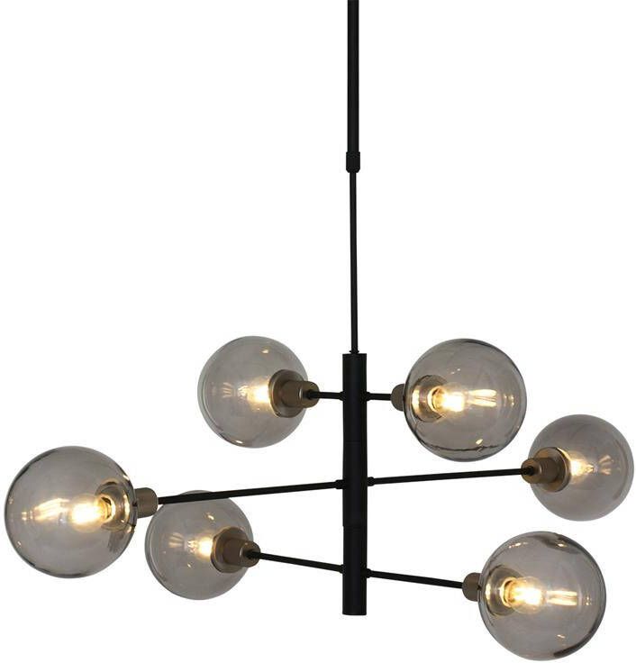 Steinhauer Hanglamp Constellation 6 lichts Ø 105 cm 2709 zwart - Foto 2