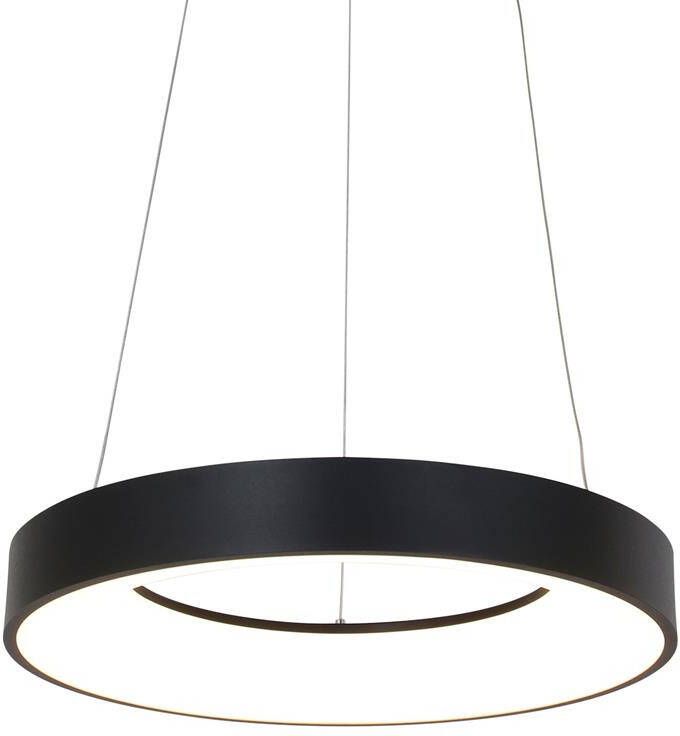 Steinhauer Hanglamp Ringlede Zwart Ø 48cm Led 40Watt 2695ZW