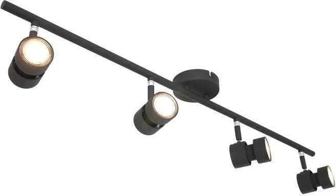 Steinhauer Spot Natasja Zwart 4 x 4.9 Watt GU10 7904ZW