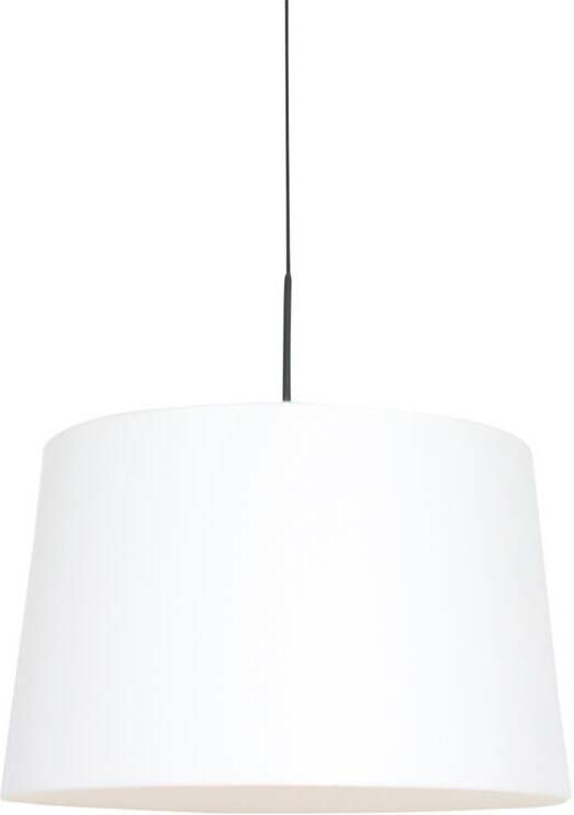 Steinhauer Hanglamp Sparkled Light 8189 Zwart Kap Effen Wit