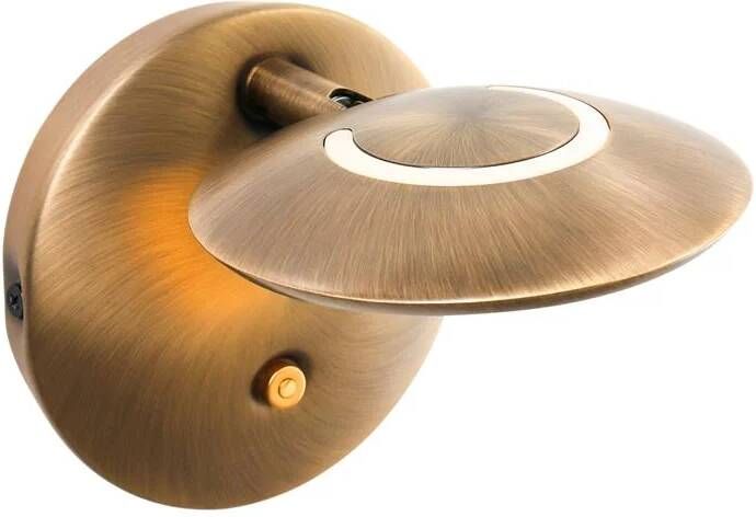 Steinhauer wandlamp Zenith LED brons kunststof metaal bedlampje LED 1442BR - Foto 2