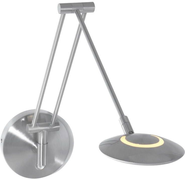 Steinhauer wandlamp Zodiac LED staal kunststof metaal bedlampje LED 2110ST - Foto 2