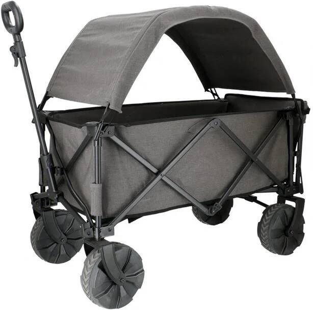 Travellife Burano Bolderkar Grey Met Dak Draagvermogen: 75 Kilo Compact Opvouwbaar