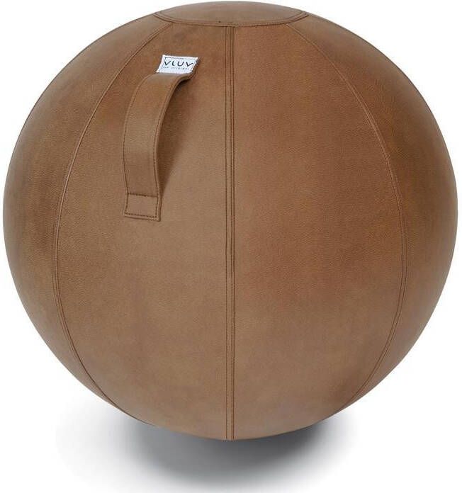 Vluv BOL VEEL zitbal 70-75cm The Original volwassenen ergonomisch Cognac