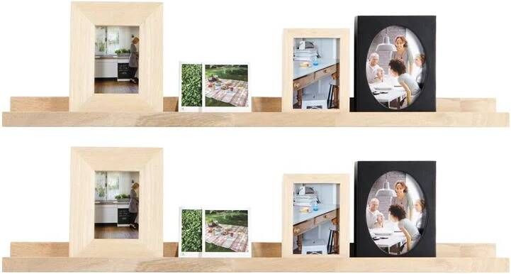 Vtwonen fotolijstplank blank eiken (set van 2) (6x100x10 cm)
