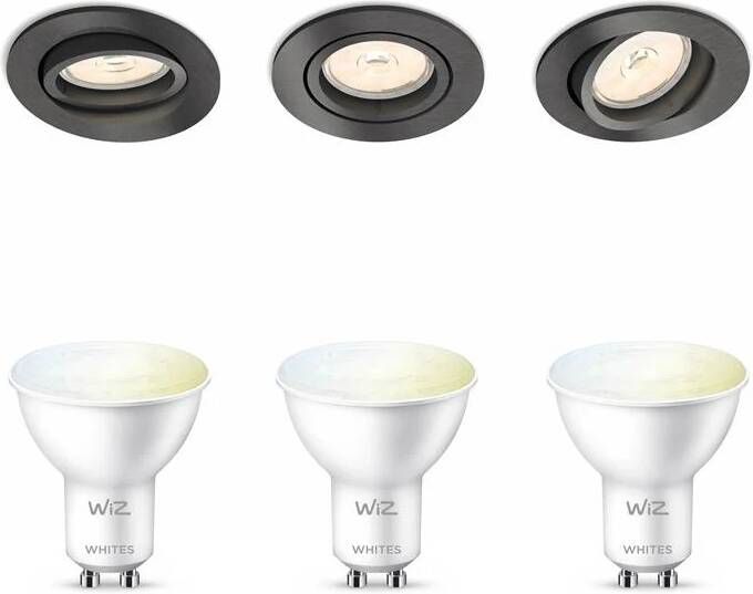 WiZ Philips Donegal Inbouwspot Incl. Gu10 Lampen