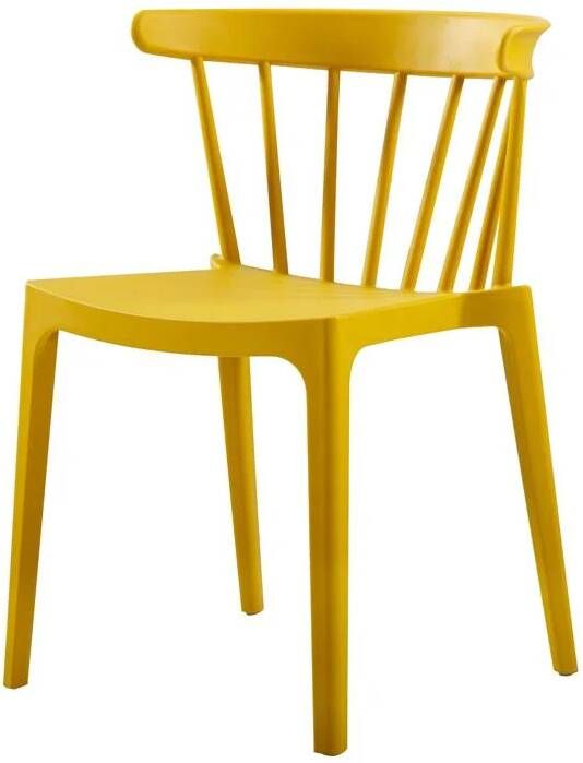 WOOOD Eetkamerstoel Bliss geschikt voor binnen- en buitengebruik h 75 cm x b 52 cm (2 stuks)