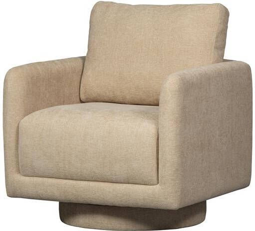 Woood Oscar Draaifauteuil Chenille Naturel 64x78x79