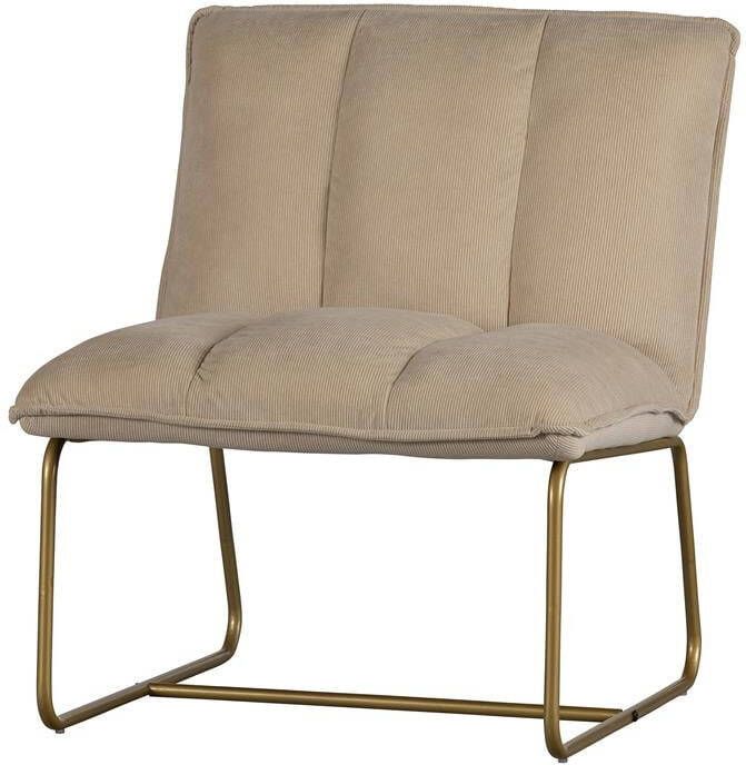 WOOOD | Fie Fauteuil Ribstof Zand | Zitmeubels woonkamer | Fauteuil - Foto 3