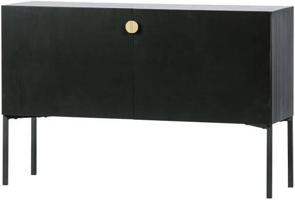 Hero Sidetable Hout metaal Zwart