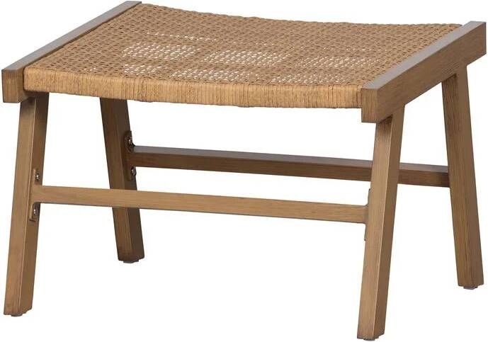 Woood Puk Hocker Aluminium Naturel 41x57x54