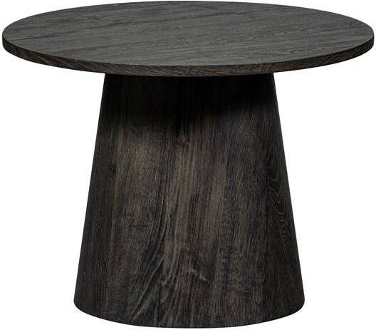 WOOOD | Maan salontafel mdf donkerbruin 50xØ40cm | Woonkamertafels | Salontafel - Foto 2