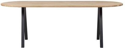 WOOOD | Combi-Eettafel: ovaal eiken onbehan.&2-standen vierk | Eettafels | Eettafel - Foto 7