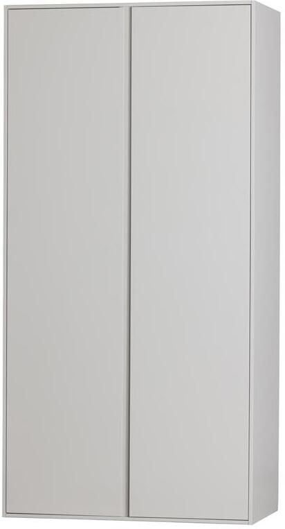 Woood Maevy 2-Deurs Garderobekast Grenen Wolkengrijs 200x100x53