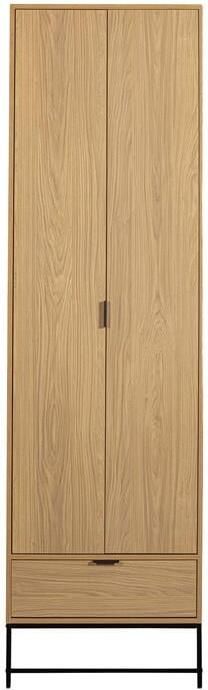 WOOOD | Silas hoge kast eiken melamine | Woonkamer meubels | BergkastKast - Foto 4