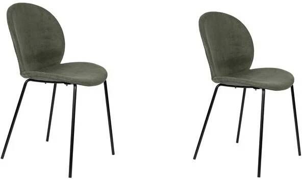 Zuiver | Eetkamerstoel Bonnet Green | Zitmeubels eetkamer | Eetkamerstoel - Foto 3