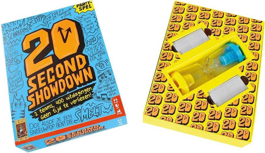 999 Games 20 Second Showdown Partyspel 2 teams 400 uitdagingen Actiespel Gezelschapsspel Nederlandstalig Klein cadeautje Kerstcadeau - Foto 2