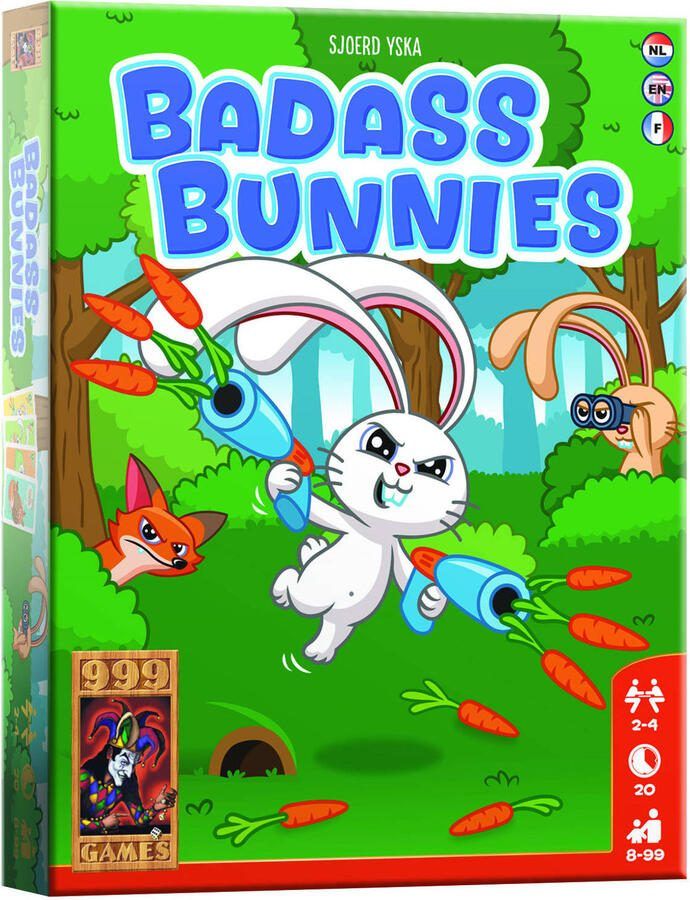 999 Games Badass bunnies kaartspel