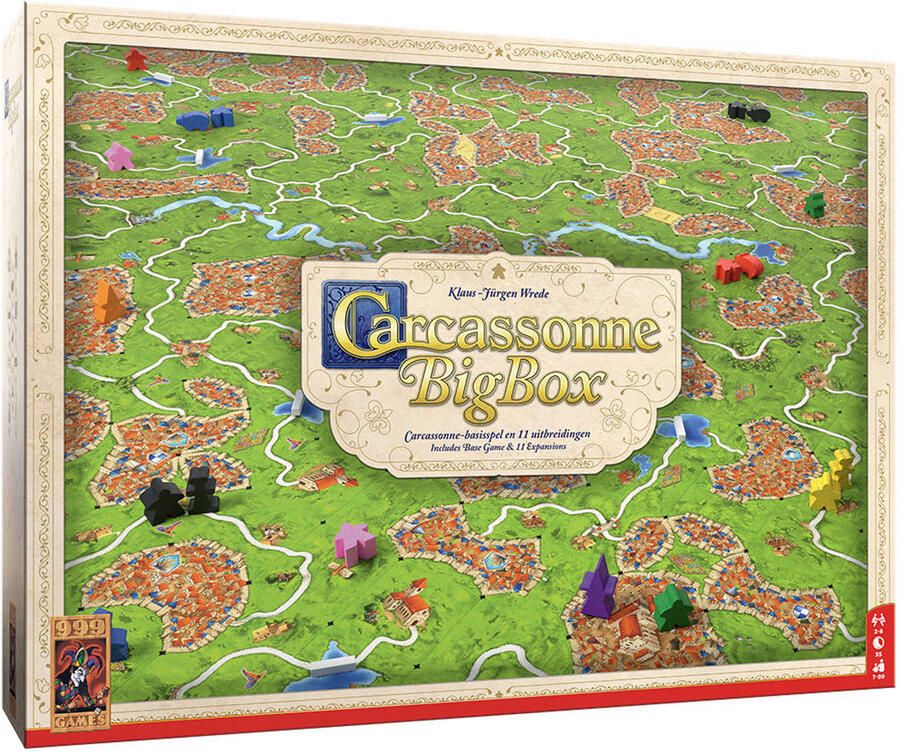 999 Games Carcassonne Big Box bordspel