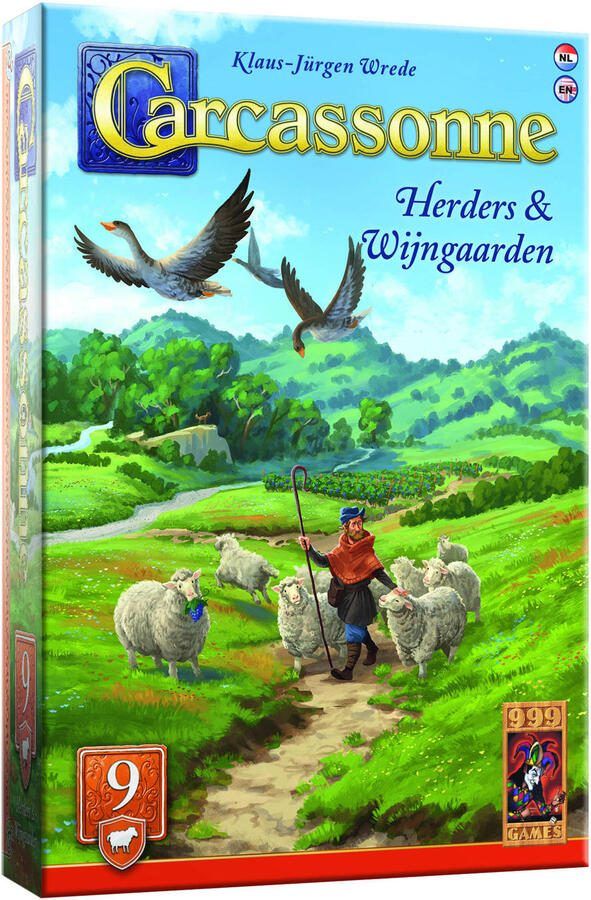 999 Games Carcassonne: Herders & Wijngaarden Uitbreiding