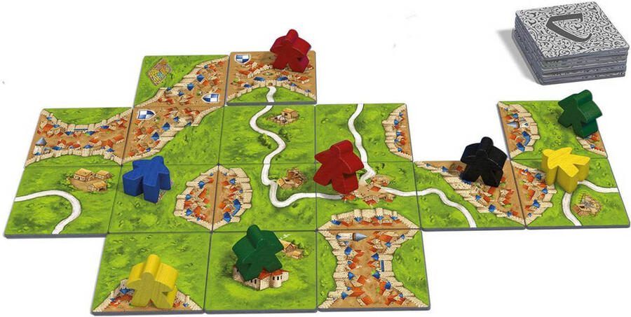 999 Games Carcassonne Basisspel Bordspel Strategiespel Gezelschapsspel Familiespel Kerstcadeau - Foto 4