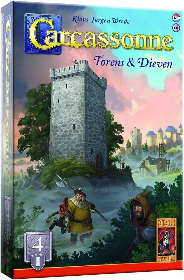 999 Games Carcassonne: Torens & Dieven Uitbreiding bordspel