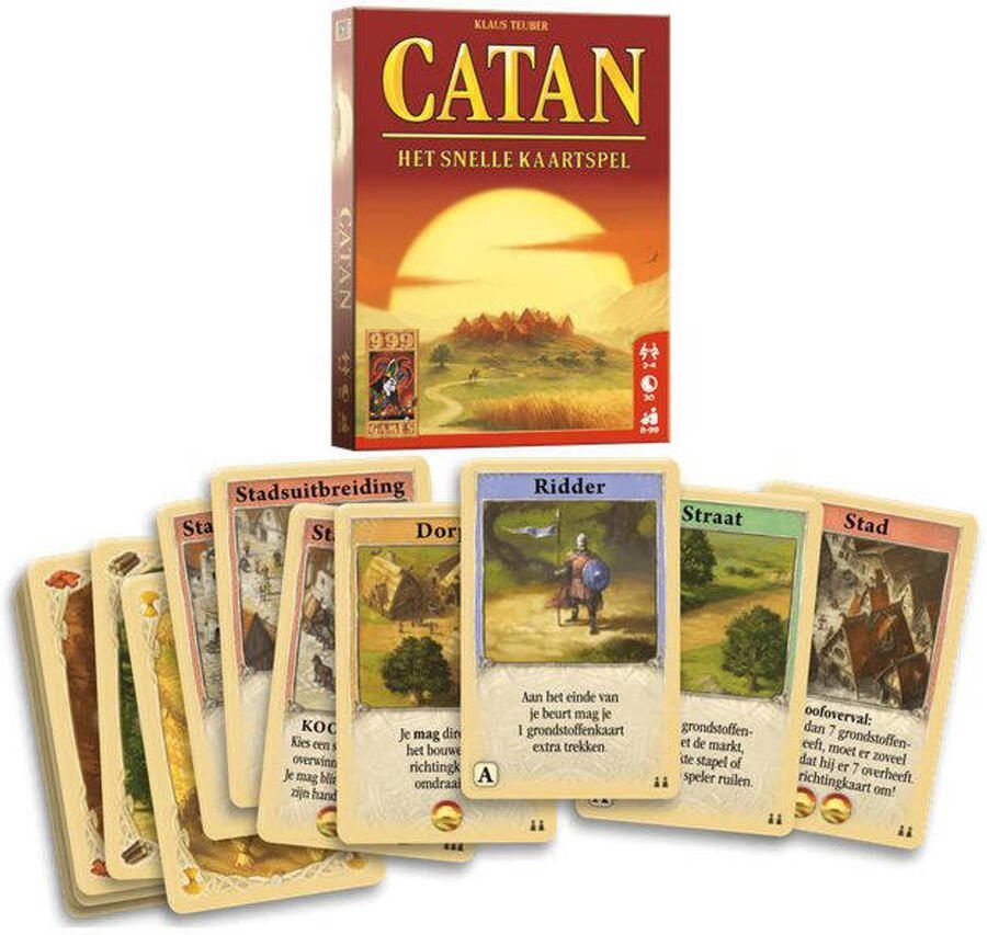 999 Games Catan: Het Snelle Kaartspel Vlot kaartspel voor 2-4 spelers gebaseerd op Catan Gezelschapsspel Familiespel Klein cadeautje Kerstcadeau - Foto 3