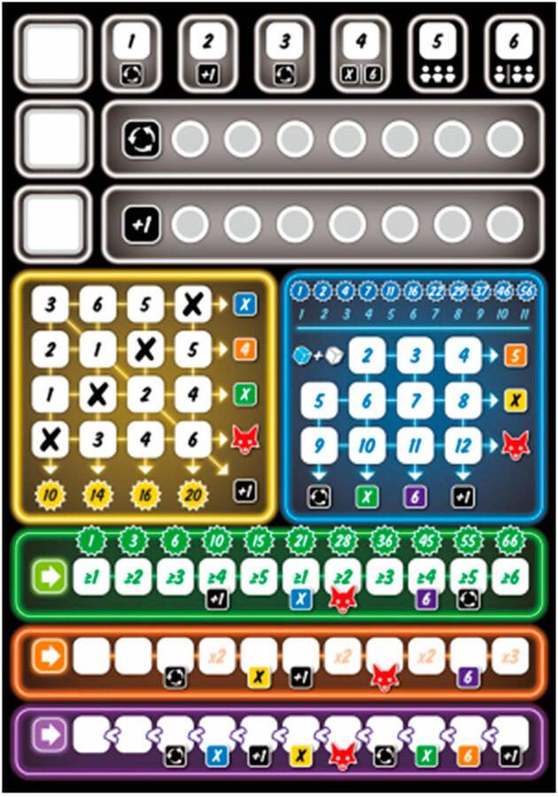 999 Games Clever Dobbelspel Creëer kettingreacties door de juiste keuzes te maken Gezelschapsspel Familiespel Strategiespel Klein cadeautje Kerstcadeau - Foto 4