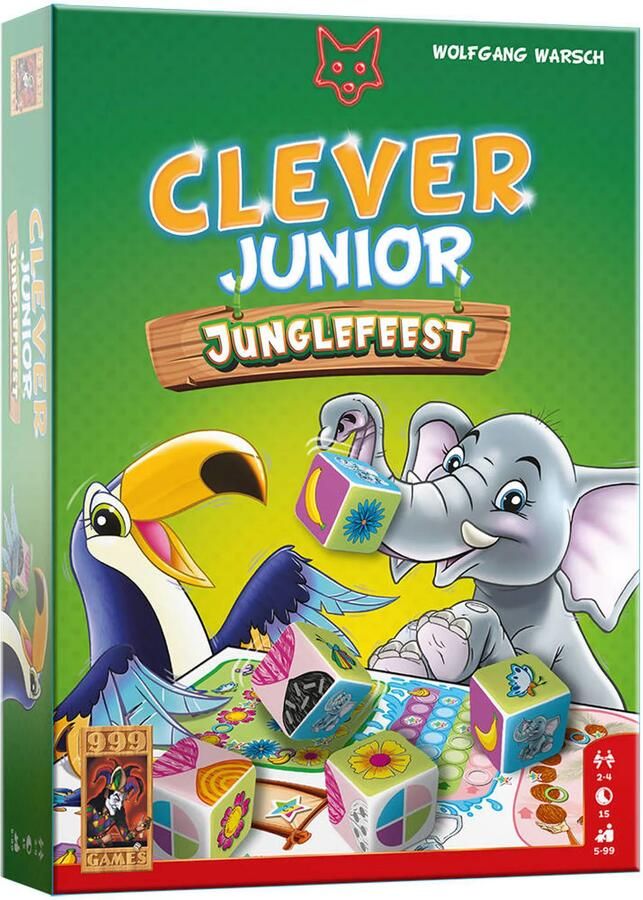 999 Games Clever Junior Jungle bordspel