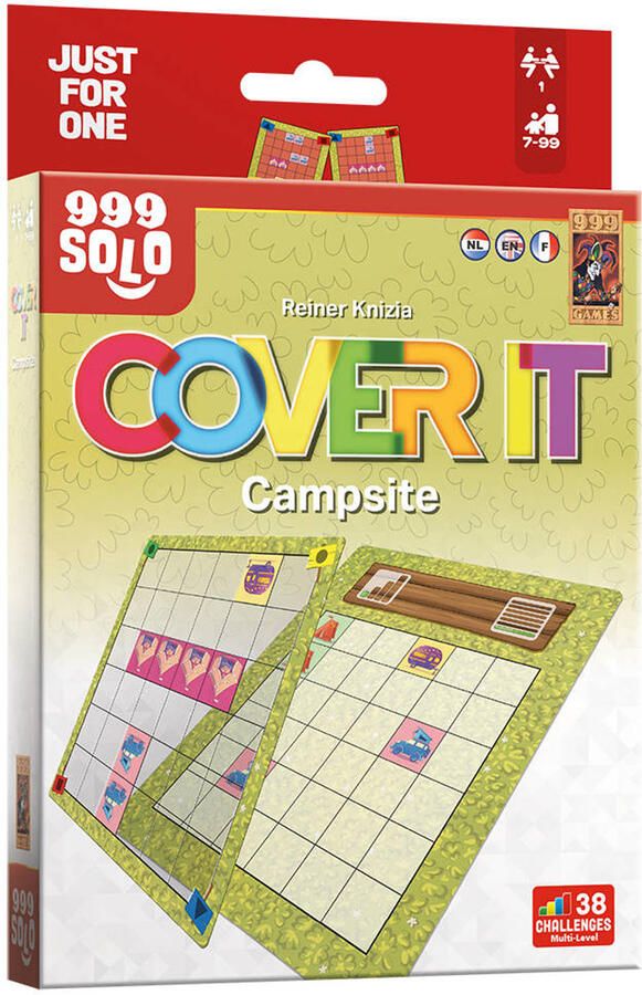 999 Games Cover It: Campsite legpuzzel 1000 stukjes