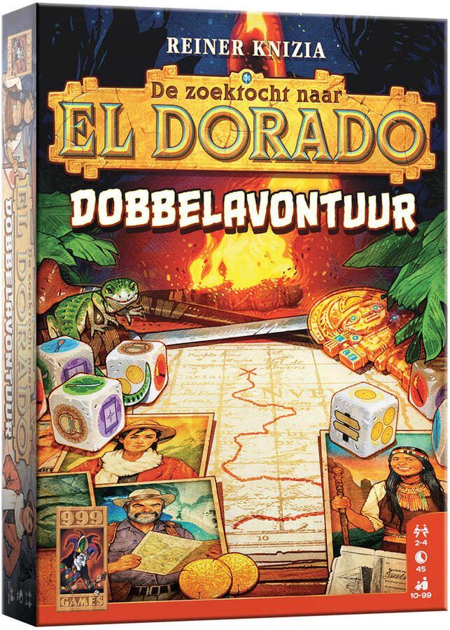 999 Games De zoektocht naar El Dorado dobbelavontuur dobbelspel