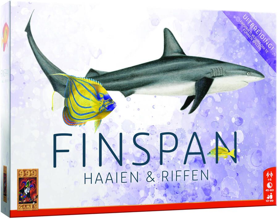 999 Games Finspan uitbreiding: Haaien en Riffen