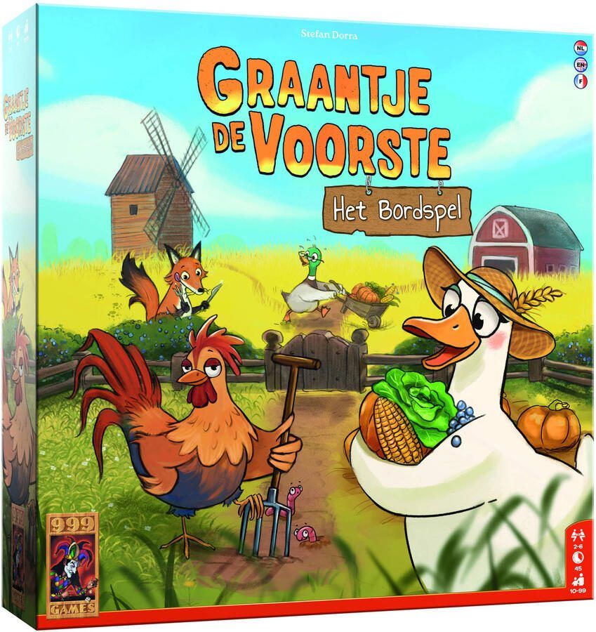999 Games Graantje de Voorste: Het Bordspel