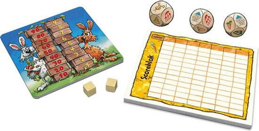 999 Games Konijnenhokken Dobbelspel - Foto 4