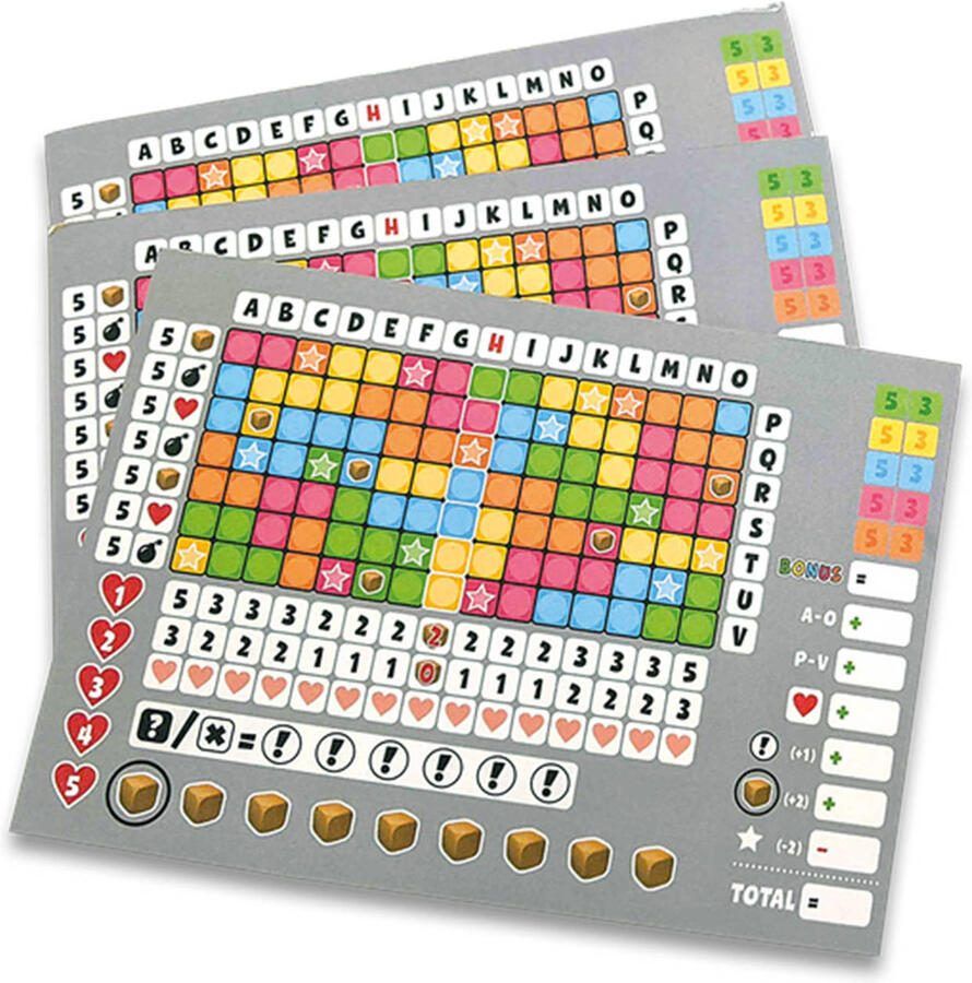 999 Games Scoreblokken keer op keer 2 twee stuks level 1 uitbreidingsspel - Foto 3