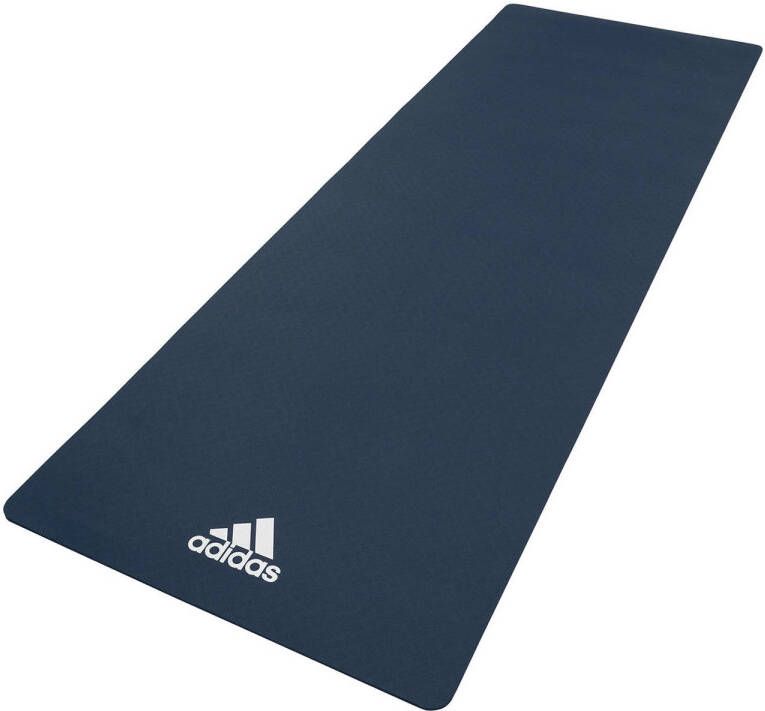 Adidas yogamat 8mm donkerblauw aqua