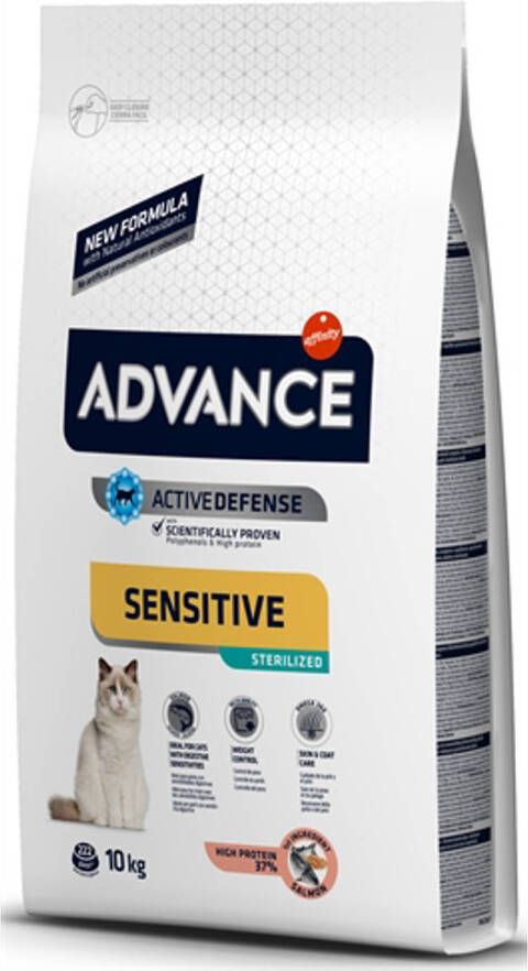 Advance Cat Sterilzed Sensitive Salmon 10 kg