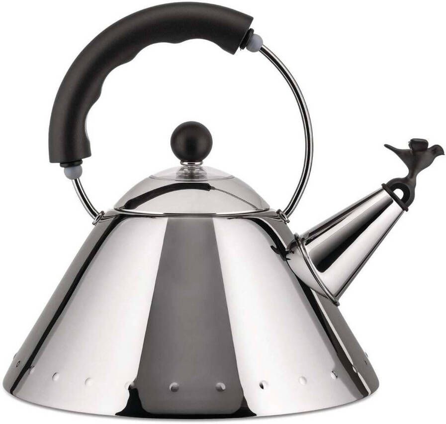 Alessi Fluitketel 9093 B Zwart 2 liter door Micheal Graves