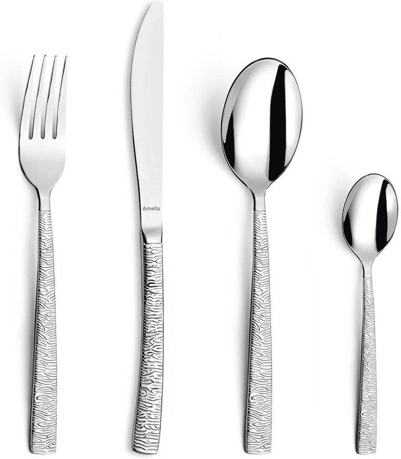 Amefa Havane Jungle 24 delige bestekset 6 persoons Zilver