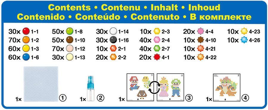 Aquabeads Super Mario Character Set- 690 parels- 6 creaties maken - Foto 3