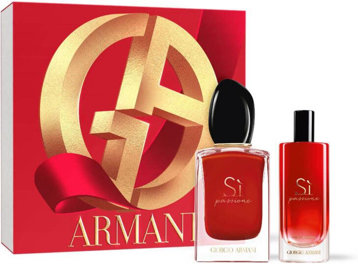 Armani Sì Passione eau de parfum geschenkset dames