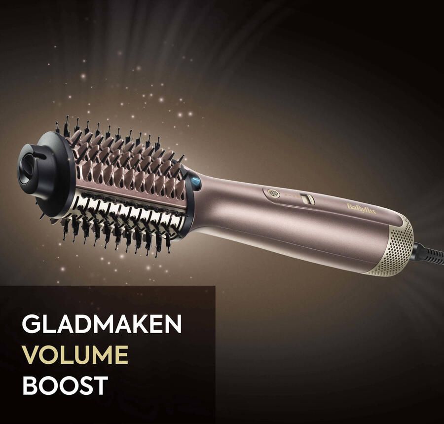 BaByliss Air Power Volume AS95E Föhnborstel Multistyler Wet to Dry Gladmaken Volume Boosten Krulborstel (Airstyler)
