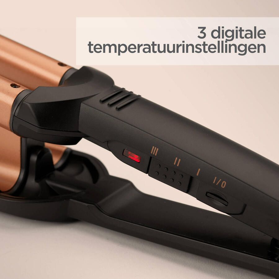 BaByliss Deep Waves golvenkrultang Tourmaline-keramiek coating W2447E