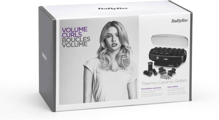 BaByliss Thermo Ceramic Rollers Krulset RS035E 20 Fluwelen keramische rollers Temperatuur-klaar indicatie