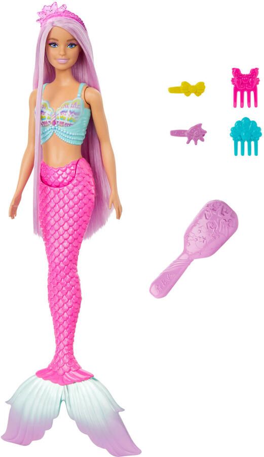 Barbie A Touch of Magic Zeemeermin Met roze staart pop
